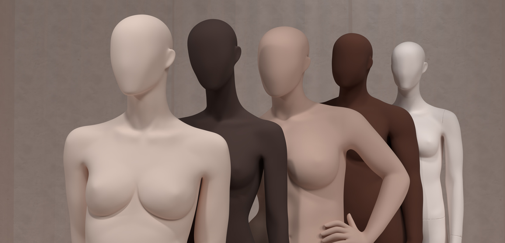 Plus Size mannequins – Every Body collection Hans Boodt Mannequins